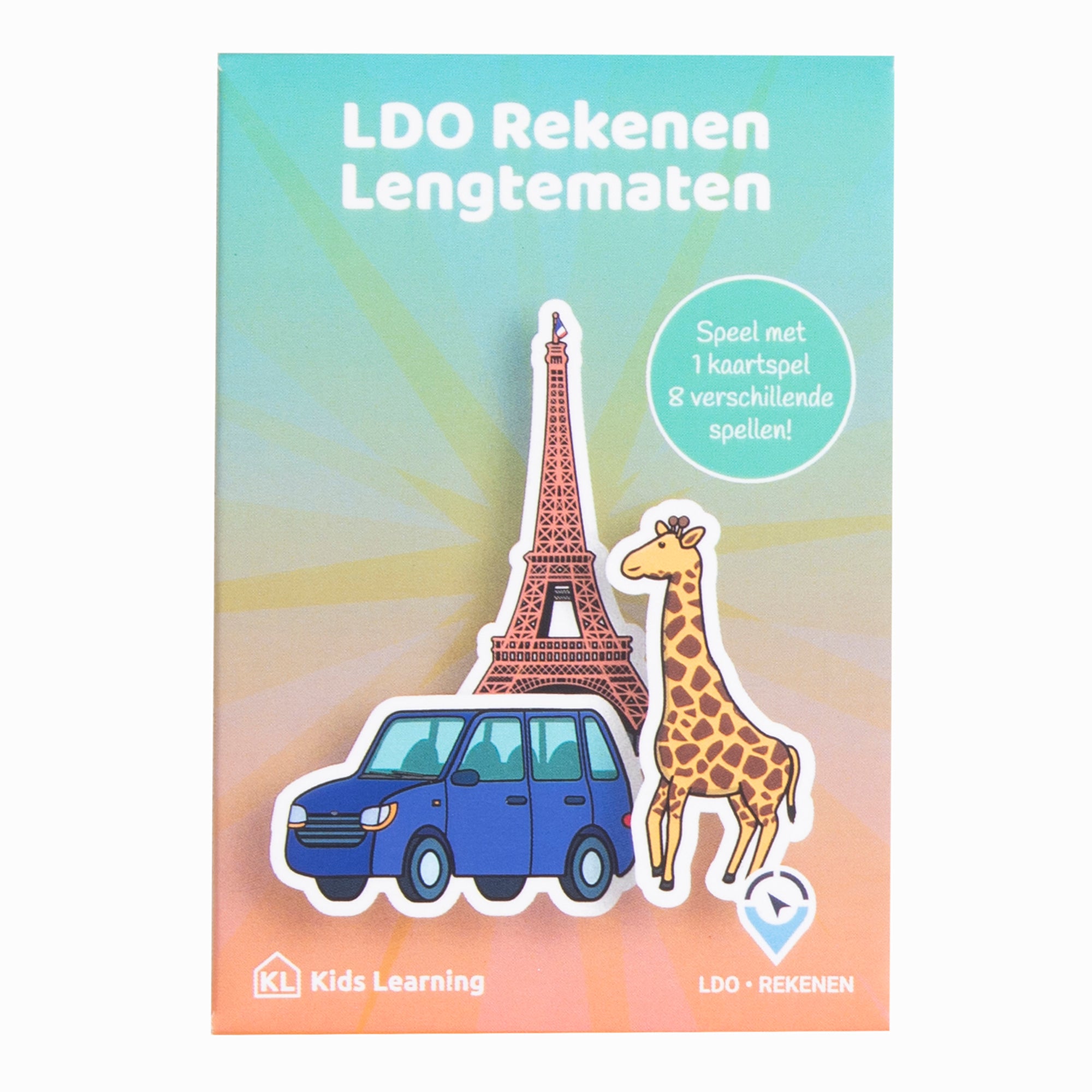 LDO Rekenen  –  Kaartspel meten  – set van 3