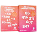 LDO Rekenen - Kaartspel Getallen tot 100.000 - set van 2