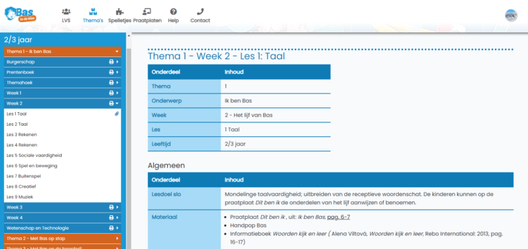 Bas digitale omgeving thema 1