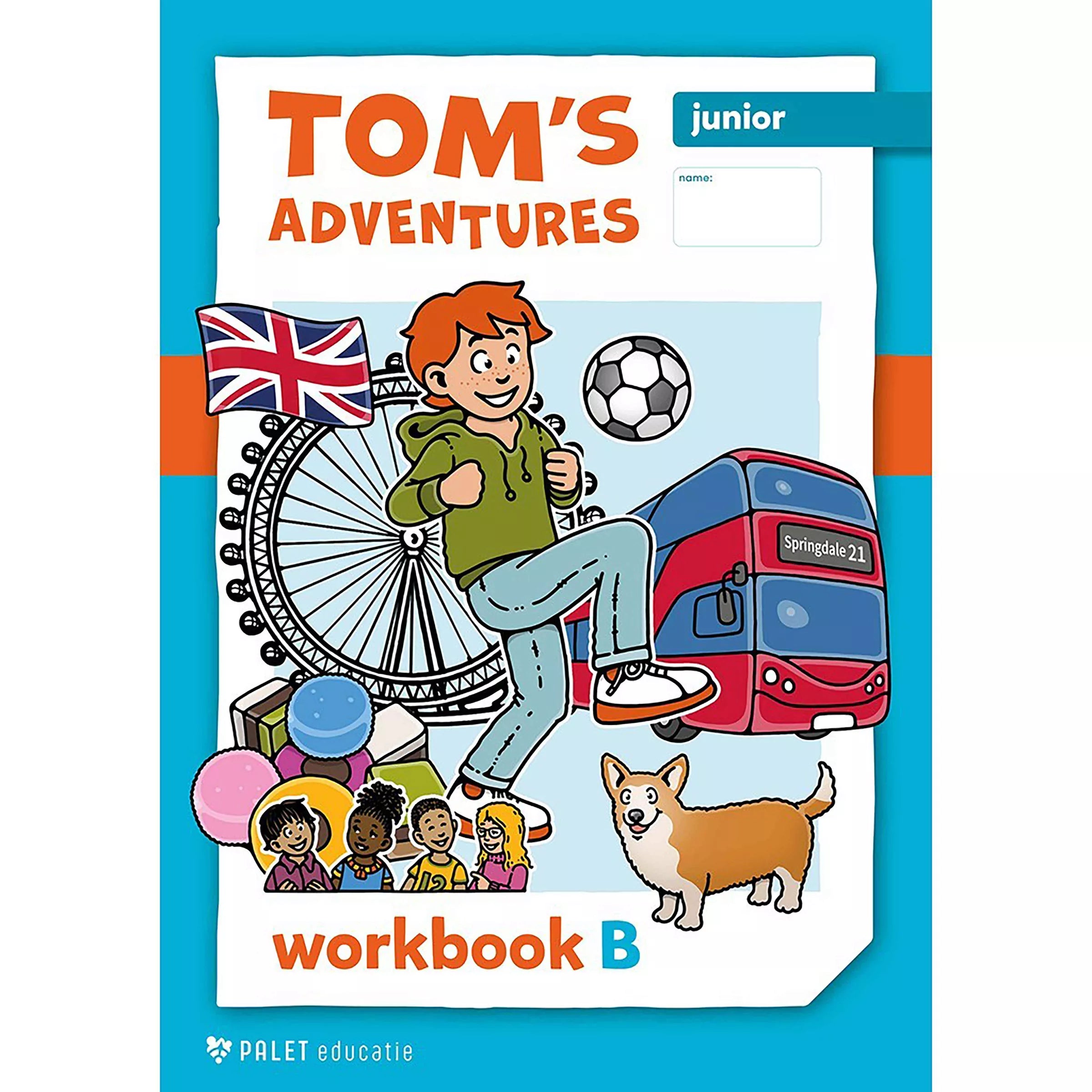 Tom’s adventures - workbook B junior (set van 5)