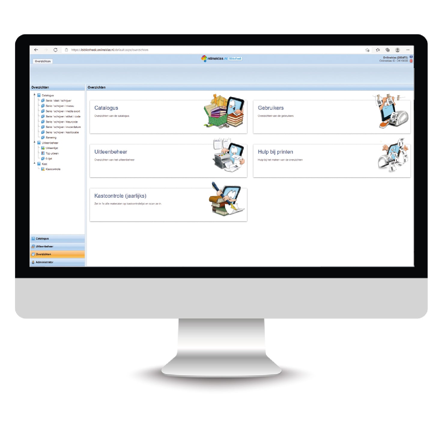 Onlineklas Bibliotheek - jaarabonnement