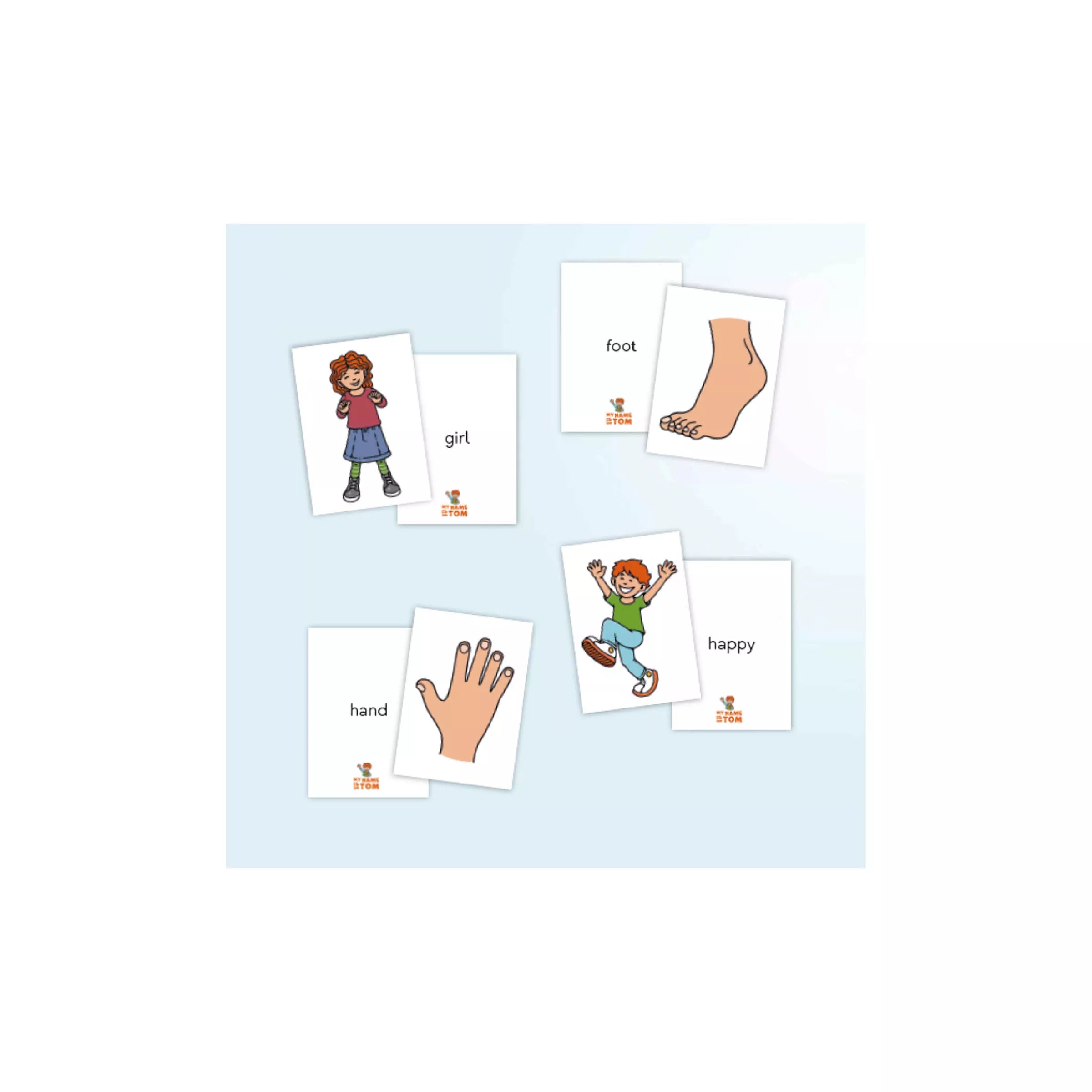 My name is Tom 2 - Flashcards groep 1/2